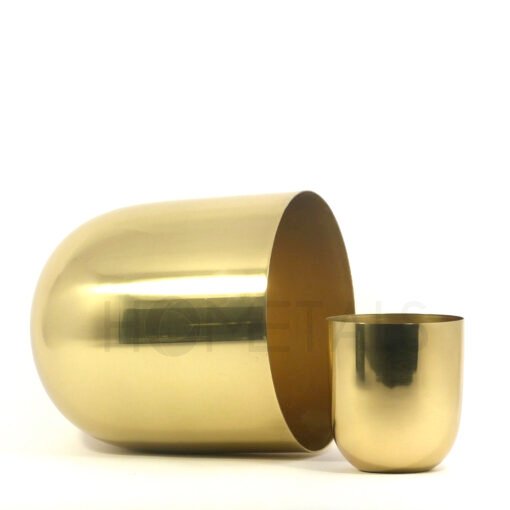 Golden Candle Jars