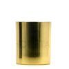 Simple brass candle jars