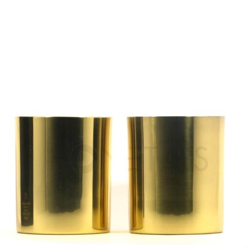 Premium Flat Design Golden Candle Vessel – 500g Capacity - Image 4