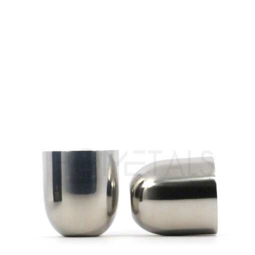 Small silver candle container