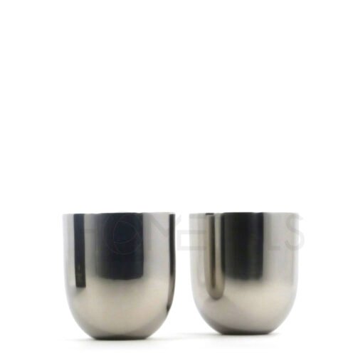 Small Silver Metal Candle Container for 150g Wax - Image 3