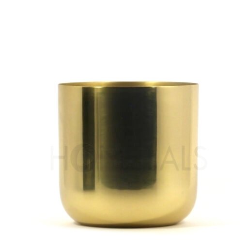large brass tins for candle making